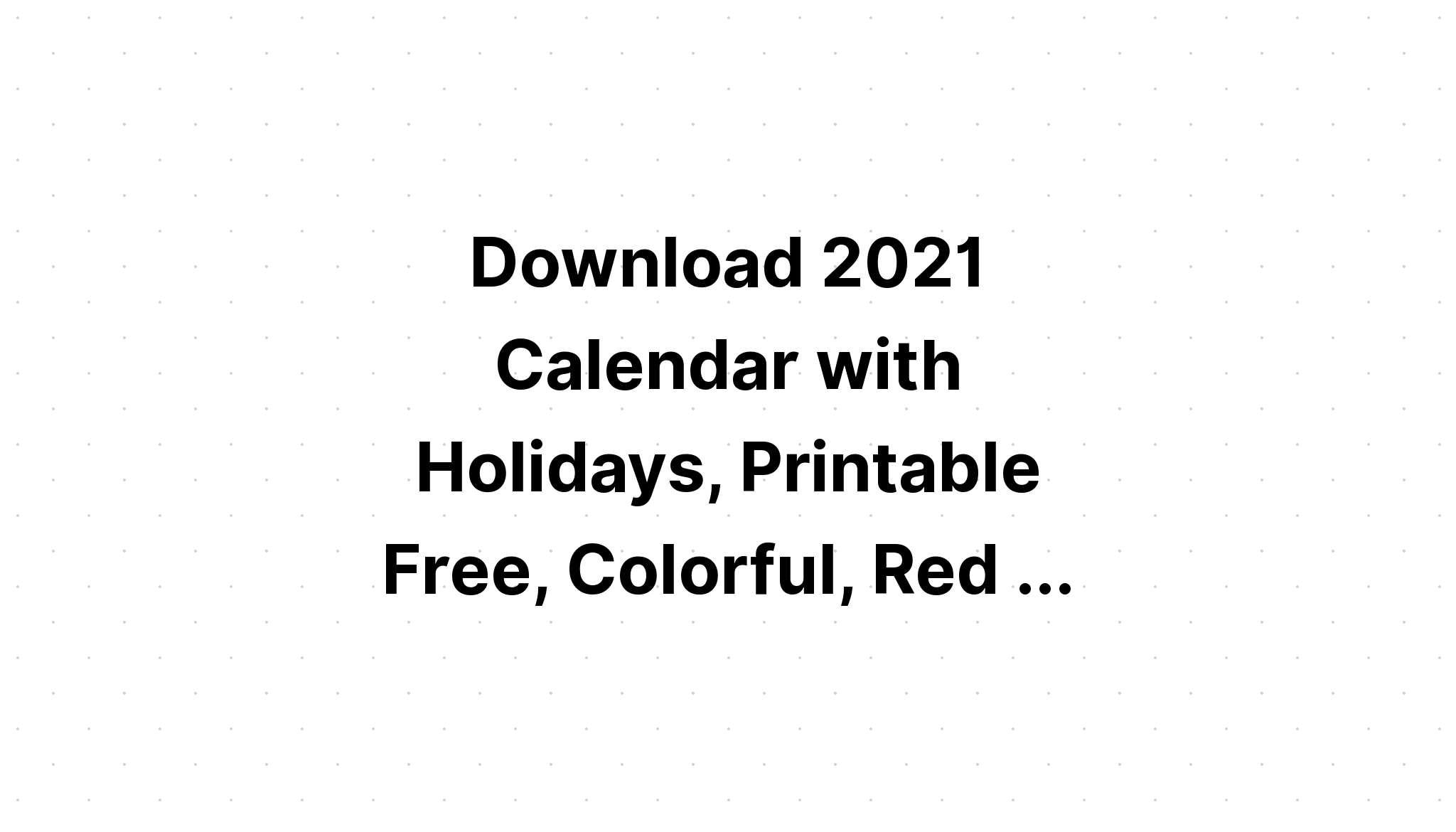 Download One Page Calendar 2021 Jpg Pdf Files SVG File